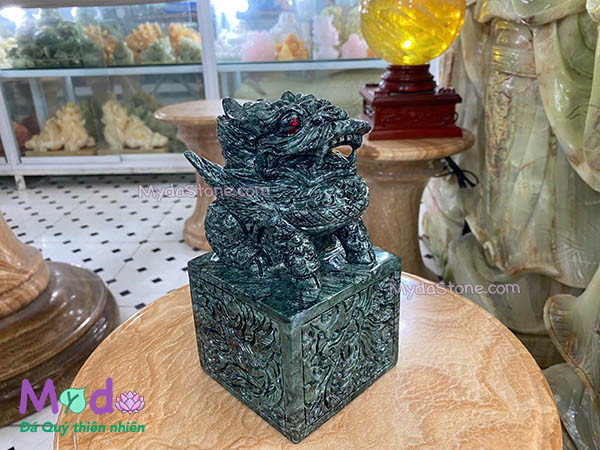 Ấn Kỳ Lân đá Xanh Ấn Độ