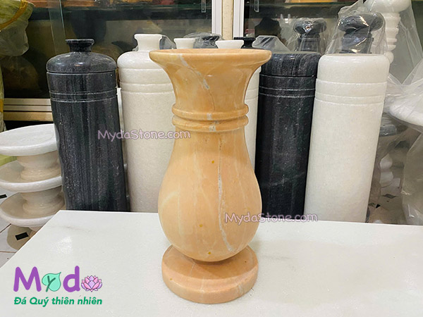 Bình Hoa đá Cà Rốt Vàng