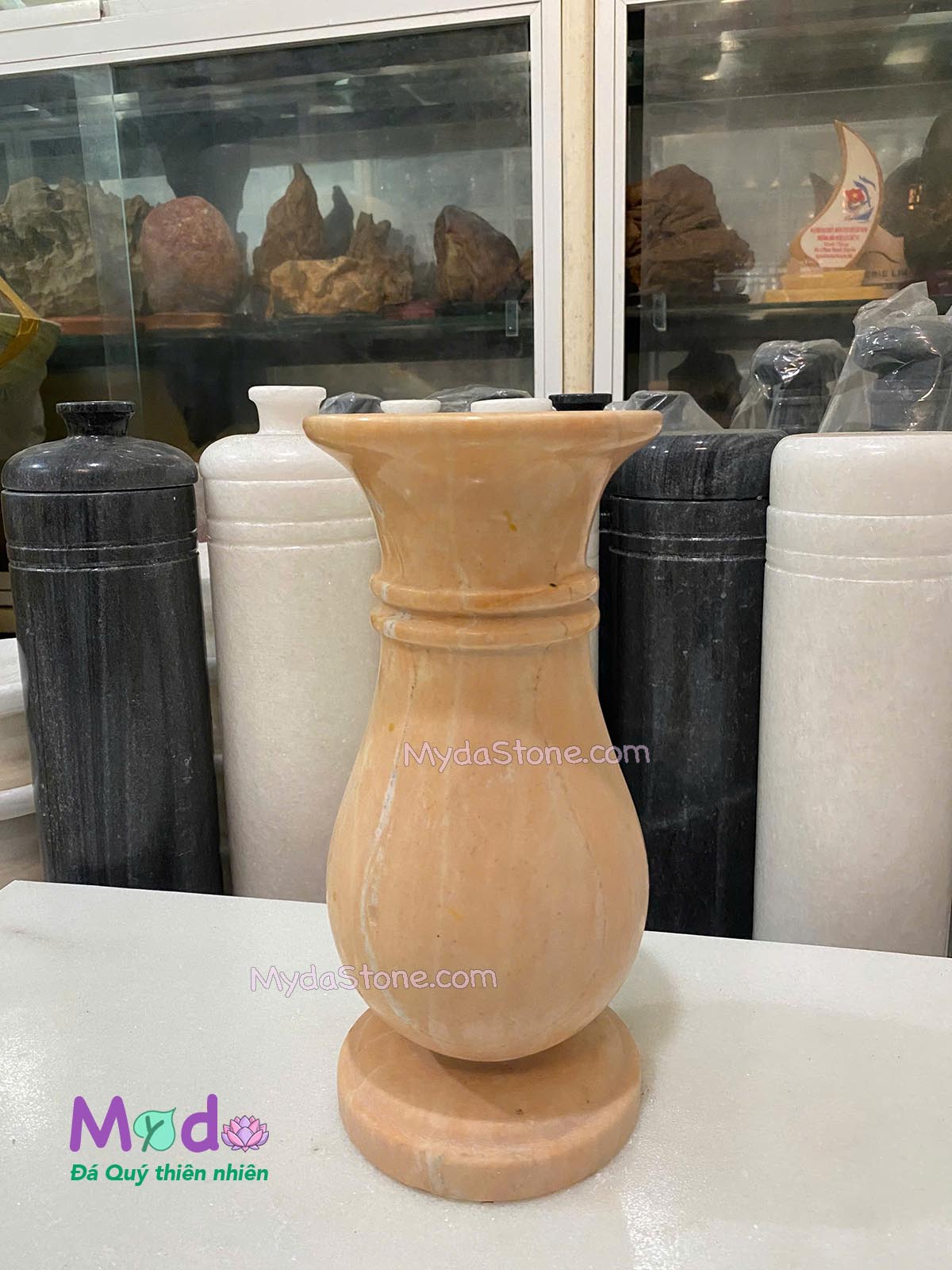 Bình Hoa đá Cà Rốt Vàng