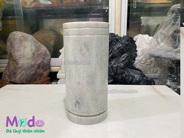 Bình Hoa đá Cẩm Thạch Xám