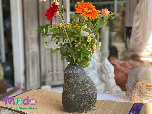 Bình Hoa đá Cuội Tự Nhiên