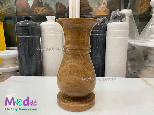 Bình Hoa đá Vân Gỗ Tự Nhiên