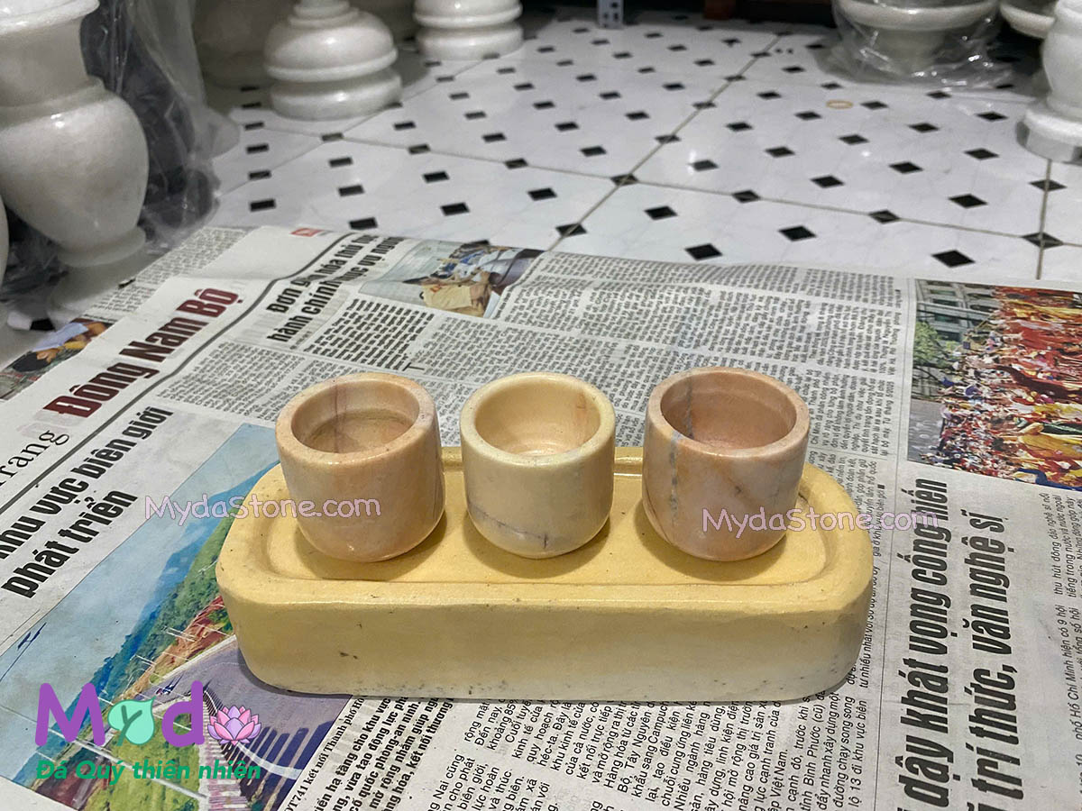 Bộ 3 Ly Nước đá Cà Rốt Vàng