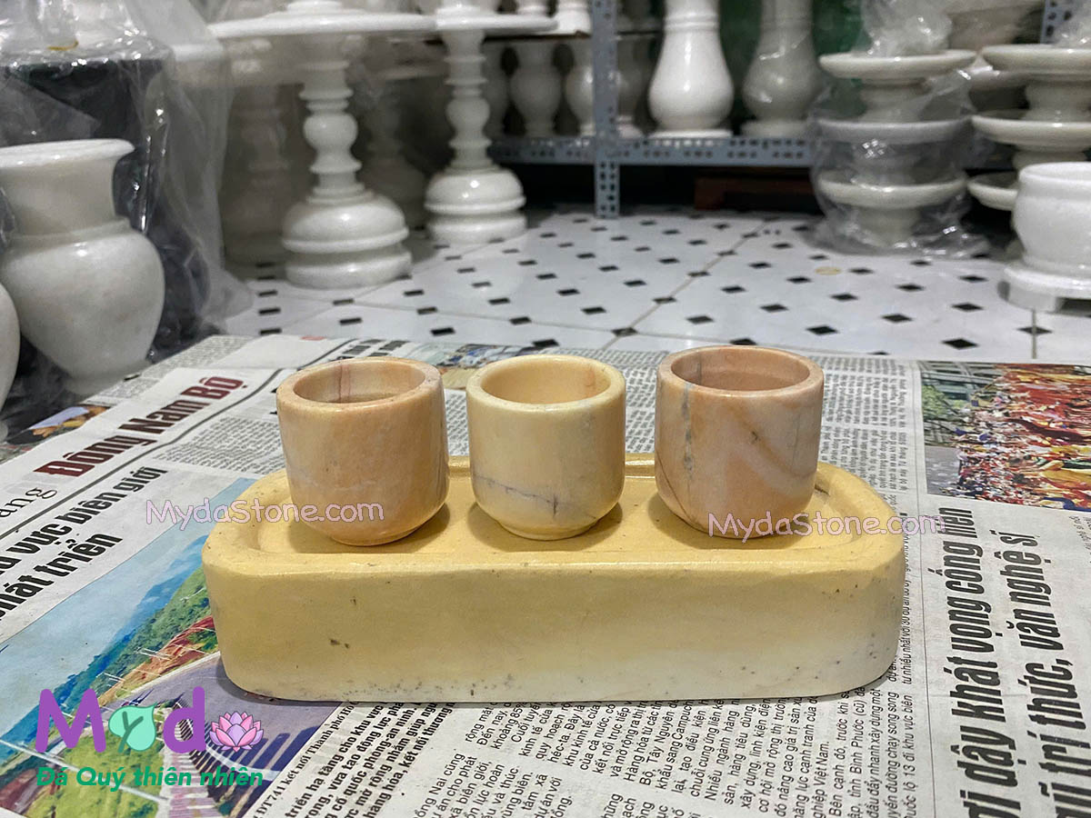 Bộ 3 Ly Nước đá Cà Rốt Vàng