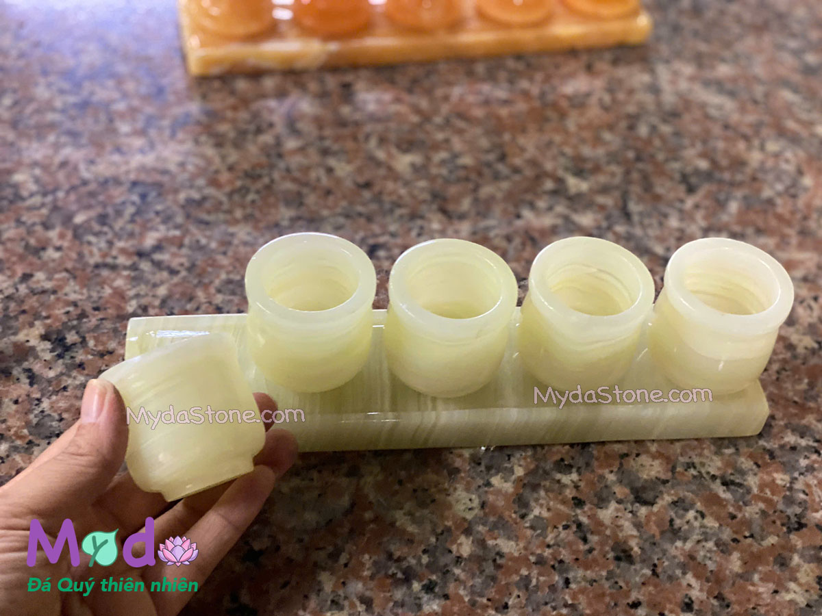 Bộ 5 Ly Nước đá Ngọc Xanh Pakistan