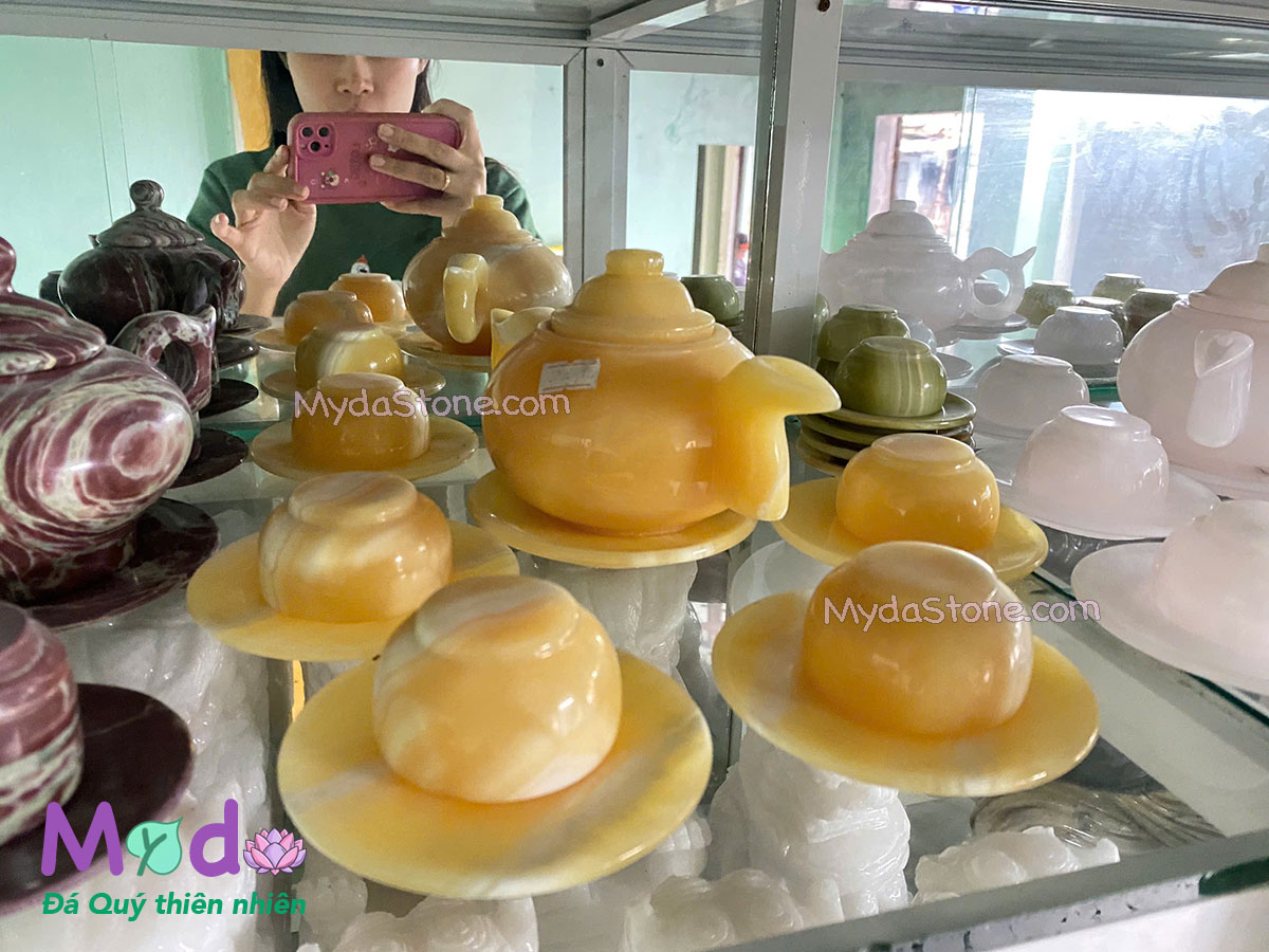 Bộ Ấm Trà đá Ngọc Hoàng Long