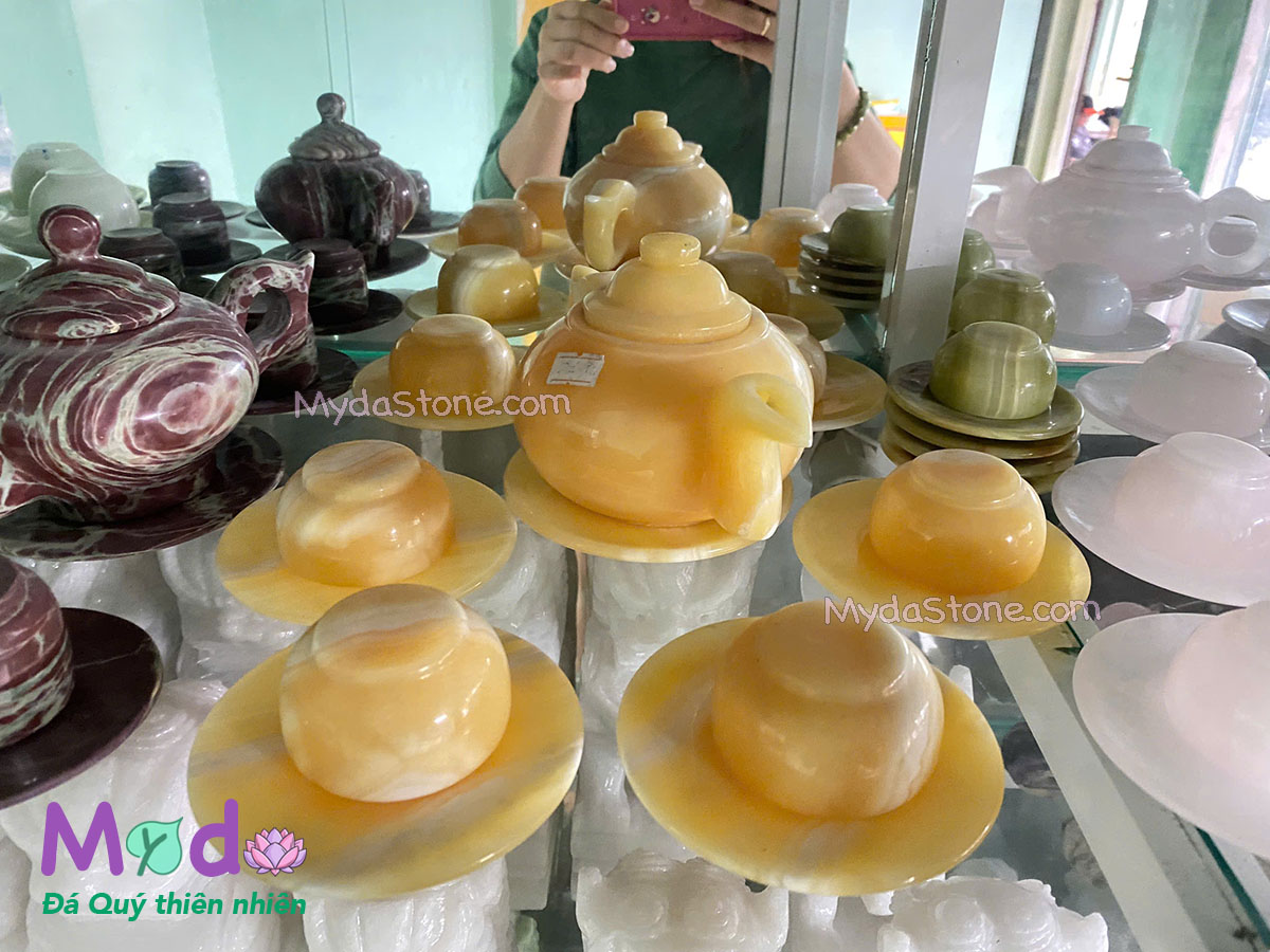 Bộ Ấm Trà đá Ngọc Hoàng Long
