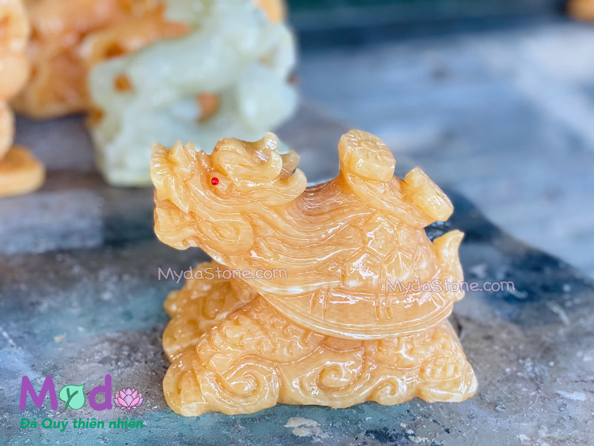 Tượng Long Quy hoá rồng đá Ngọc Hoàng Long