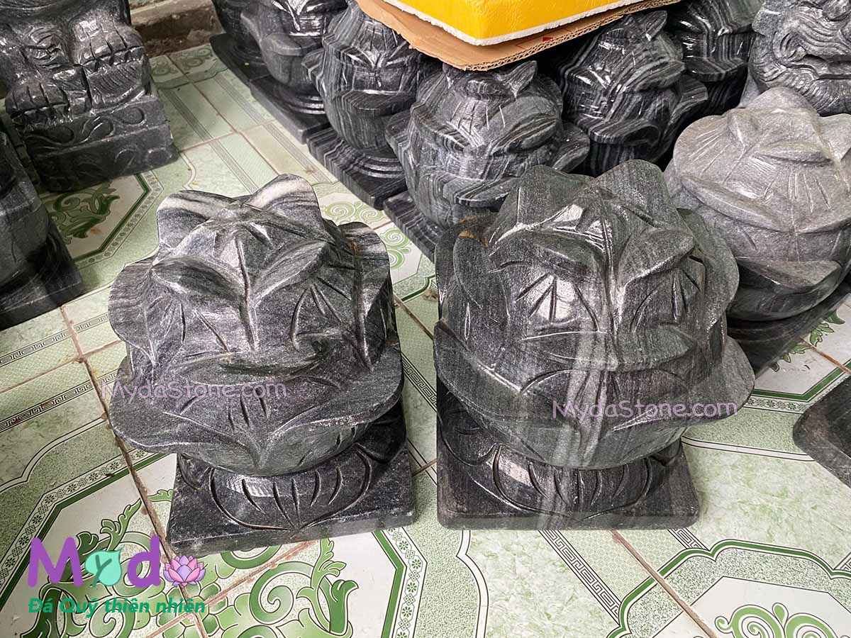 Búp Sen đá Cẩm Thạch Đen