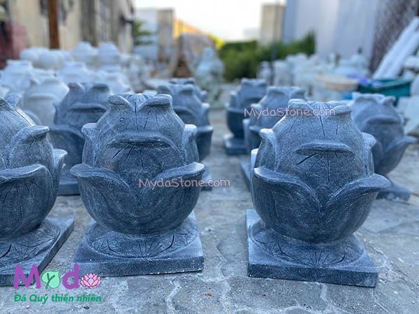 Búp Sen đá Cẩm Thạch Đen