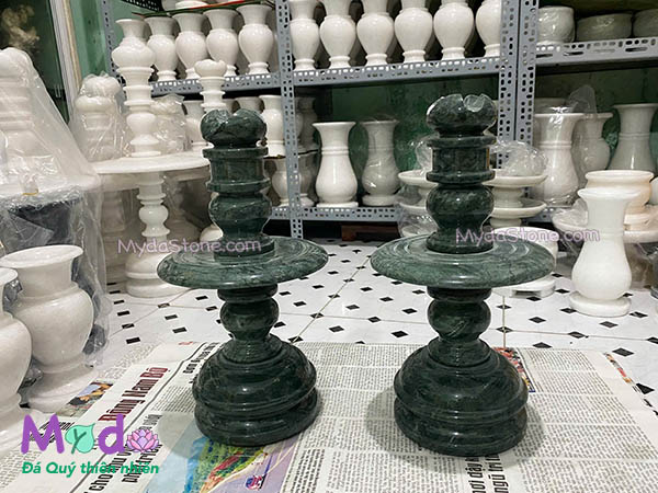 Chân Đèn đá Xanh Ấn Độ