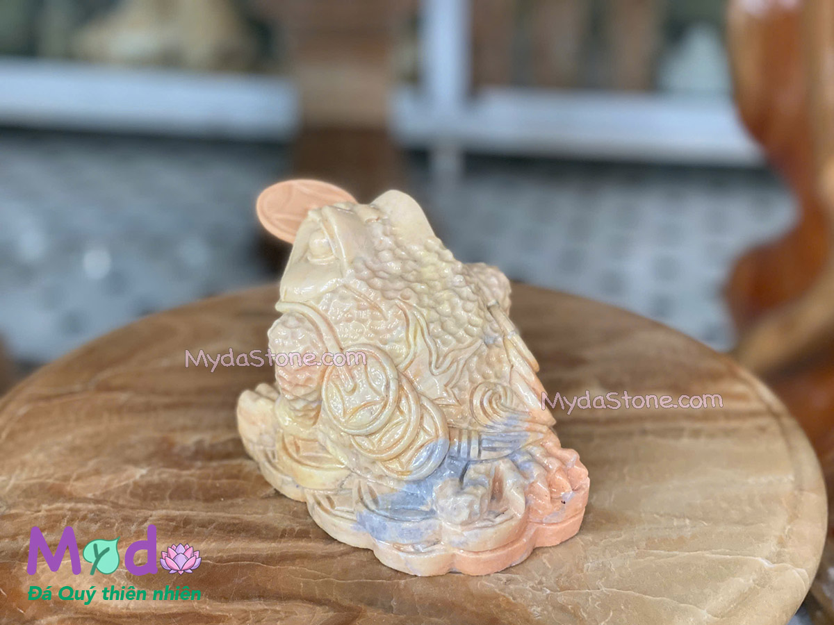 Cóc Thiềm Thừ đá Cà Rốt Vàng