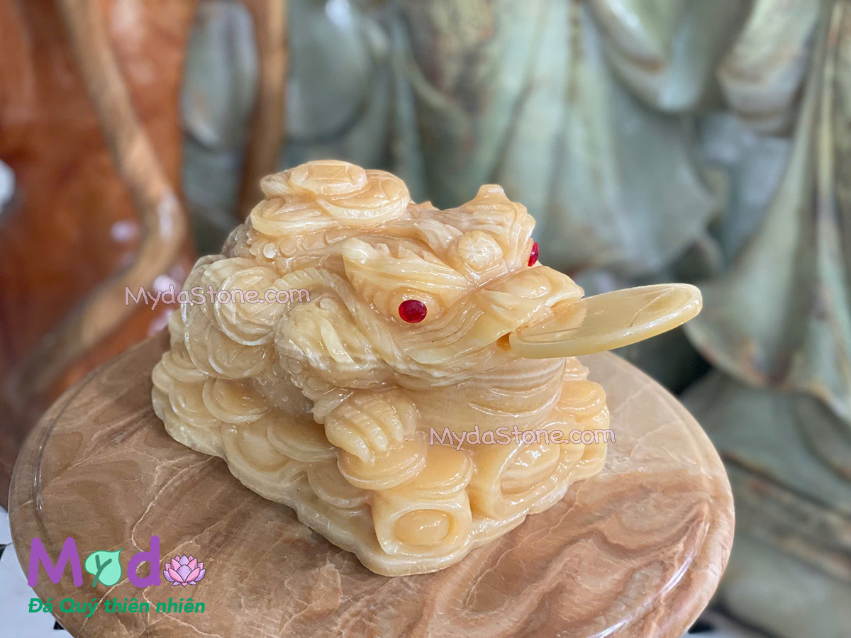 Cóc Thiềm Thừ đá Ngọc Hoàng Long