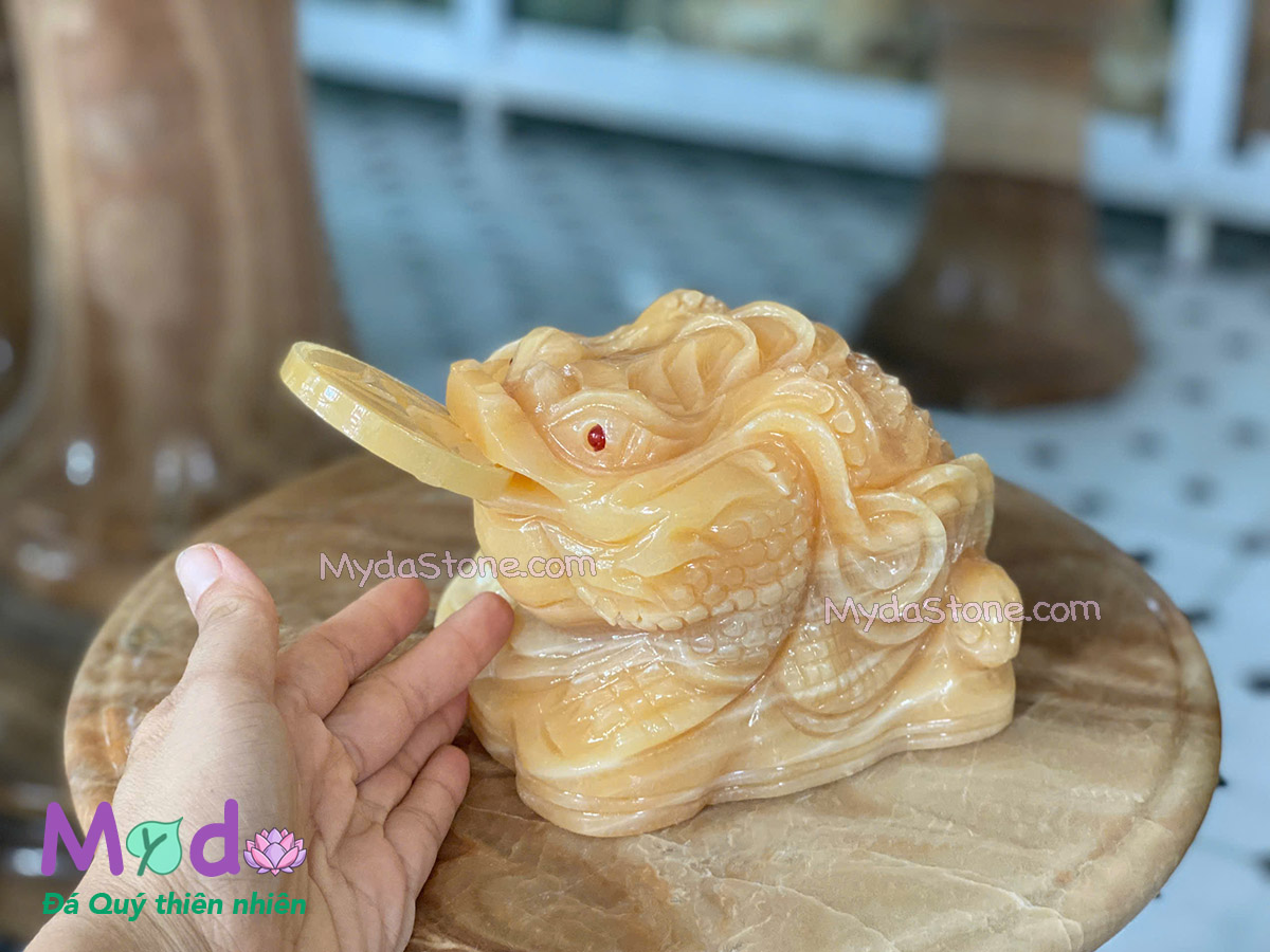 Cóc Thiềm Thừ đá Ngọc Hoàng Long