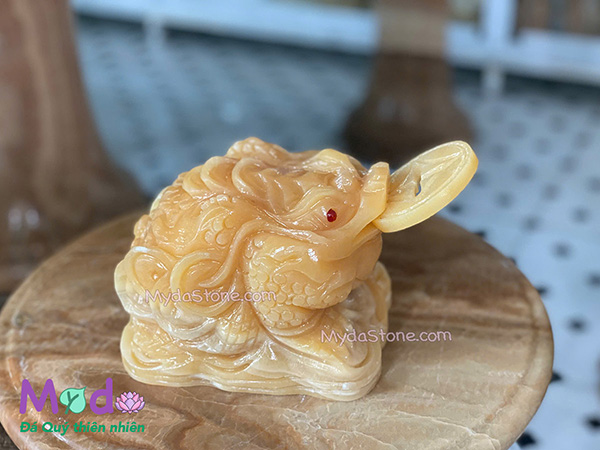 Cóc Thiềm Thừ đá Ngọc Hoàng Long