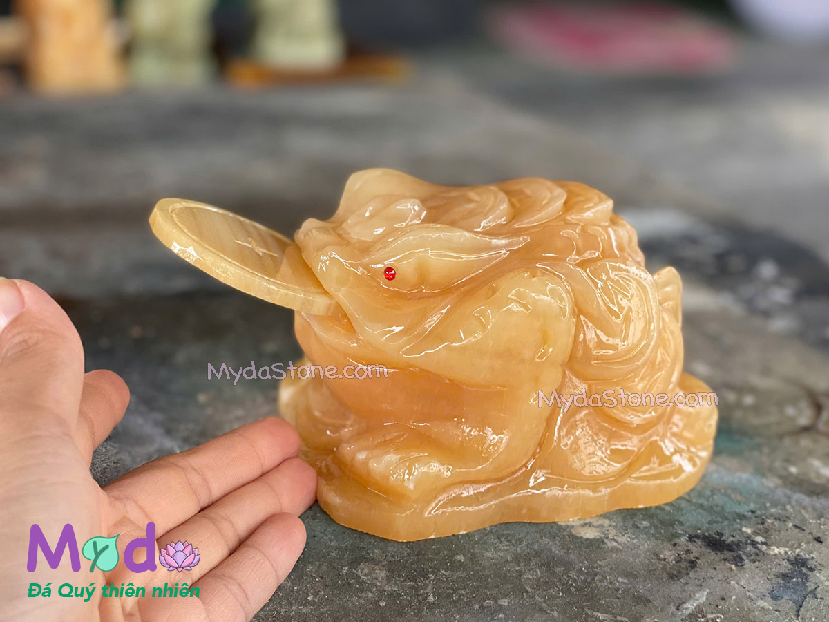 Cóc Thiềm Thừ đá Ngọc Hoàng Long