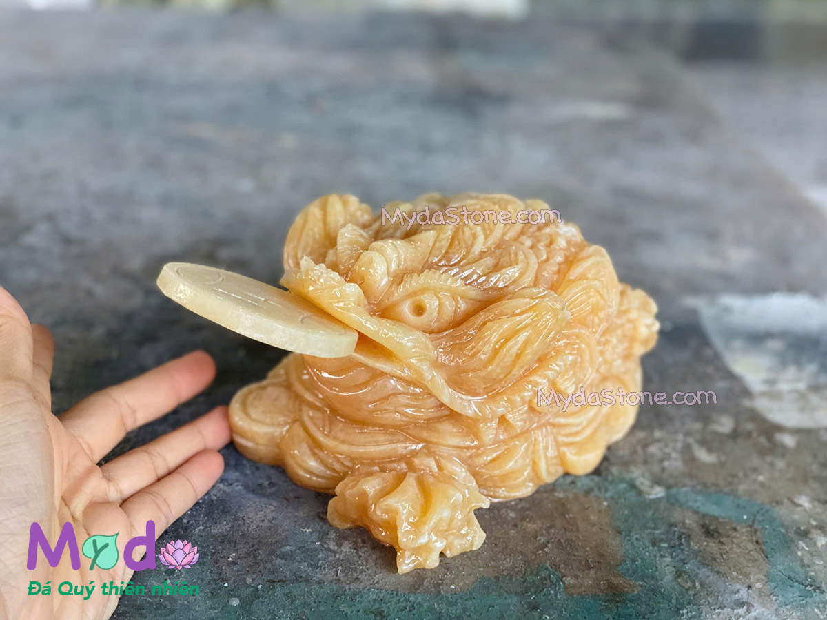 Cóc Thiềm Thừ đá Ngọc Hoàng Long