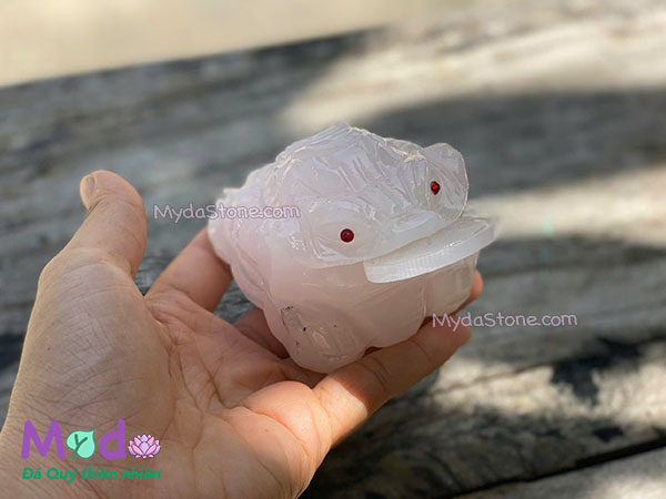 Cóc Thiềm Thừ đá Ngọc Hồng