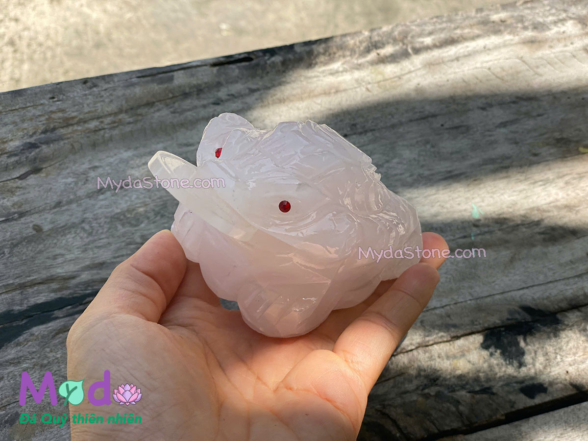 Cóc Thiềm Thừ đá Ngọc Hồng