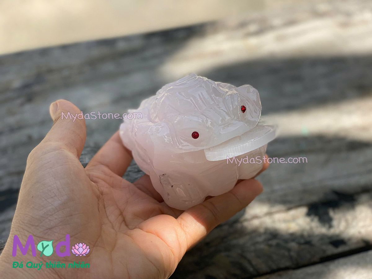 Cóc Thiềm Thừ đá Ngọc Hồng