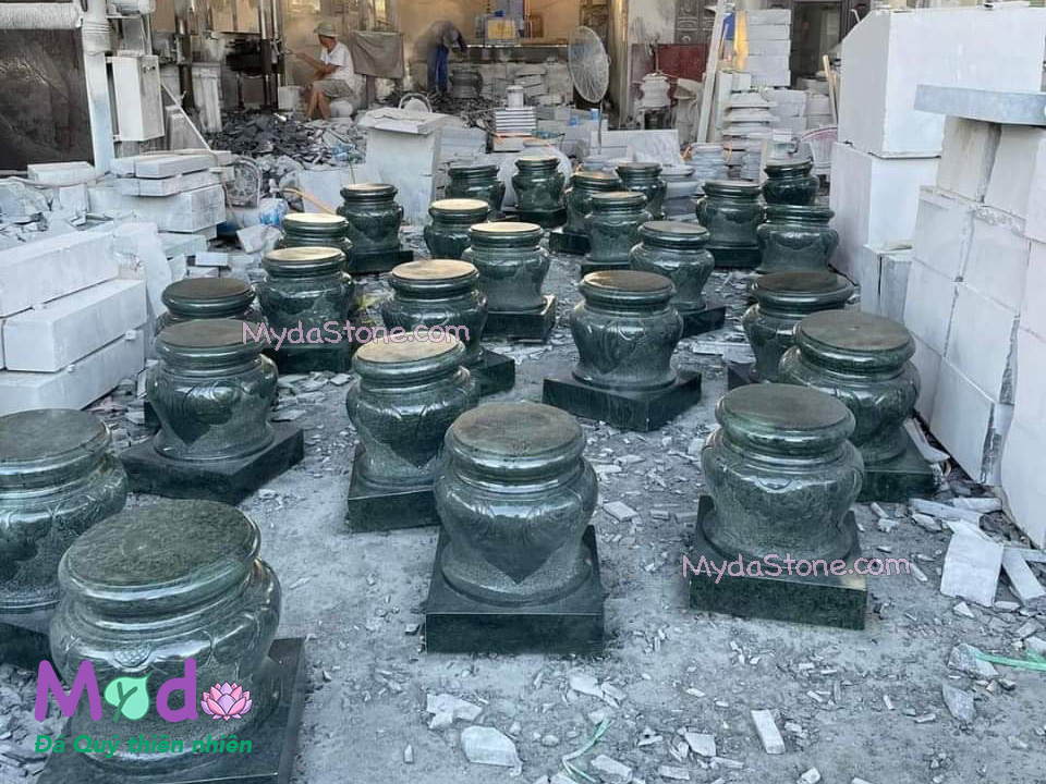 Đá Kê Chân Cột Nhà Gỗ đá Xanh Thanh Hoá