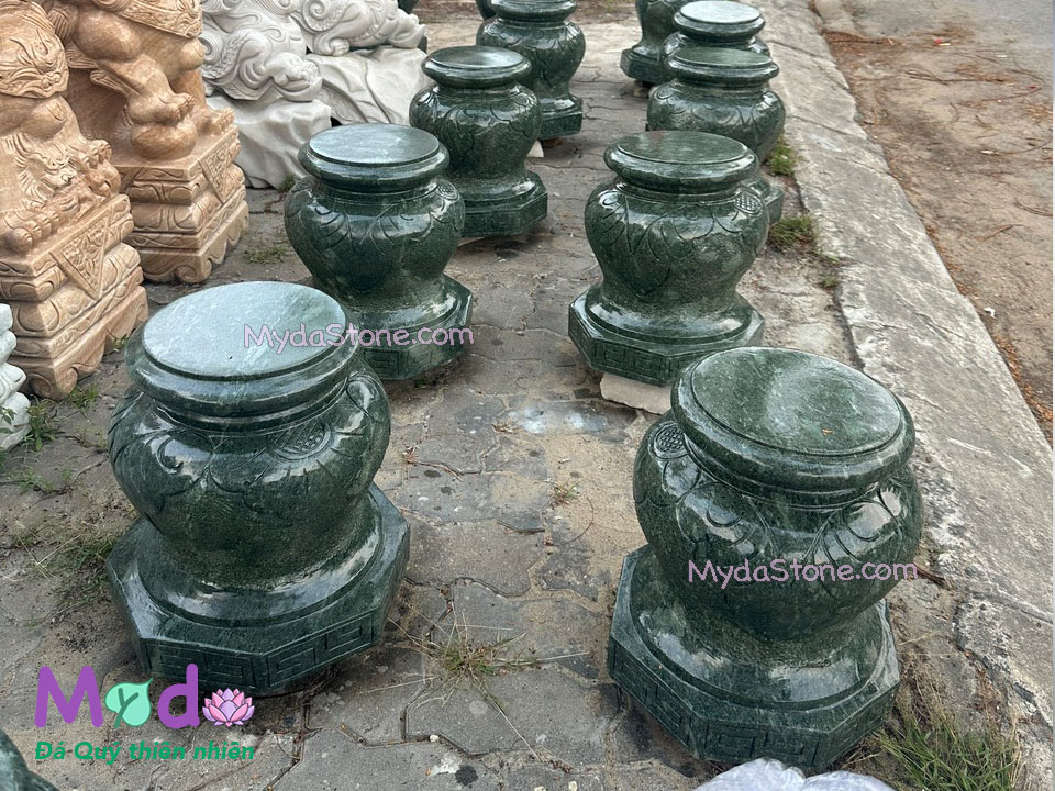 Đá Kê Chân Cột Nhà Gỗ đá Xanh Thanh Hoá