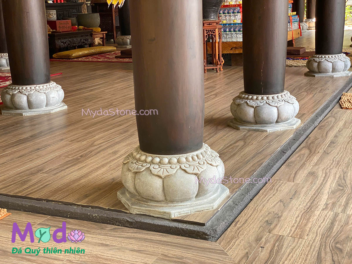 Đá Kê Chân Cột Nhà Gỗ đá Cẩm Thạch Trắng