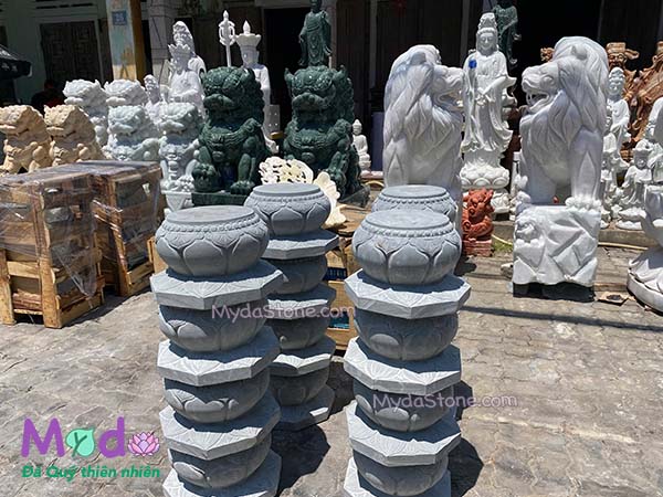 Đá Kê Chân Cột Nhà Gỗ đá Sa Thạch