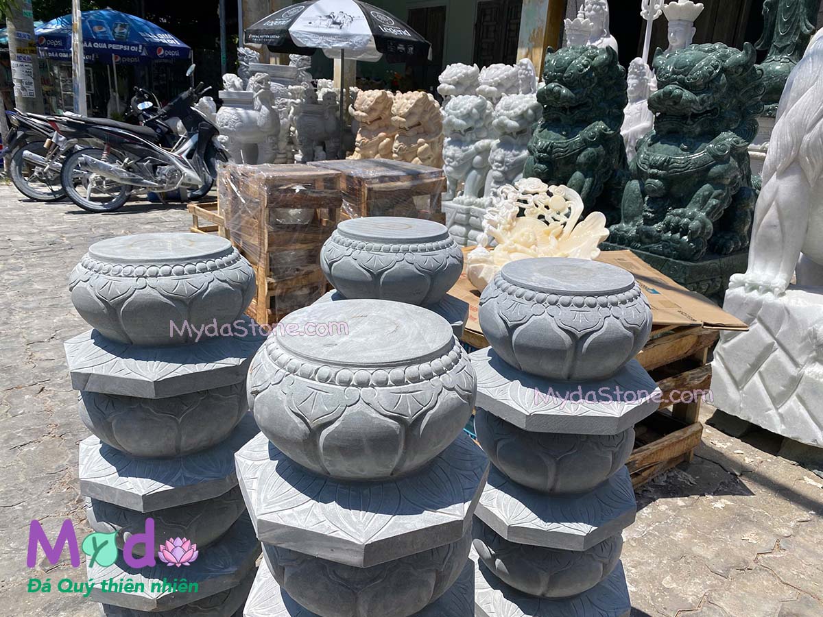 Đá Kê Chân Cột Nhà Gỗ đá Sa Thạch