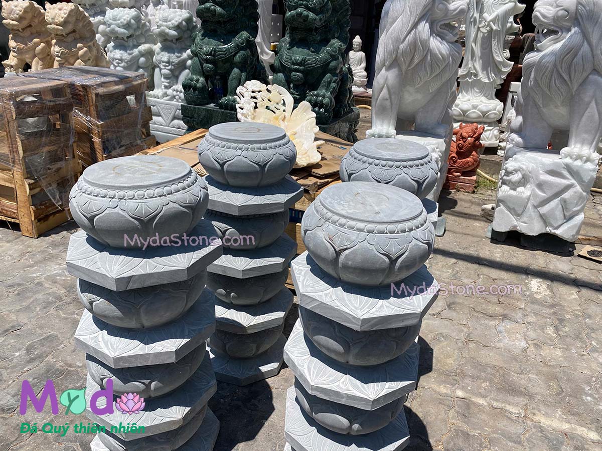Đá Kê Chân Cột Nhà Gỗ đá Sa Thạch