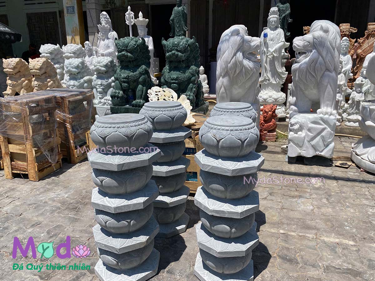 Đá Kê Chân Cột Nhà Gỗ đá Sa Thạch