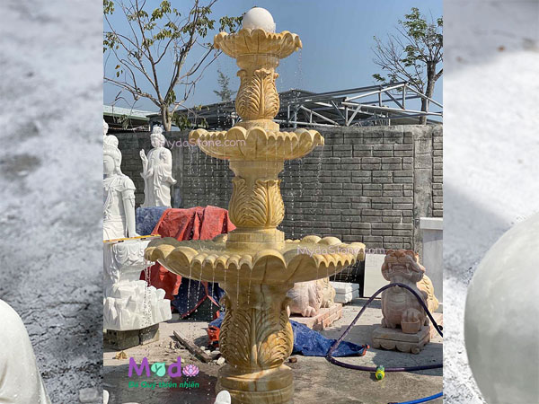 Đài Phun Nước đá Cà Rốt Vàng