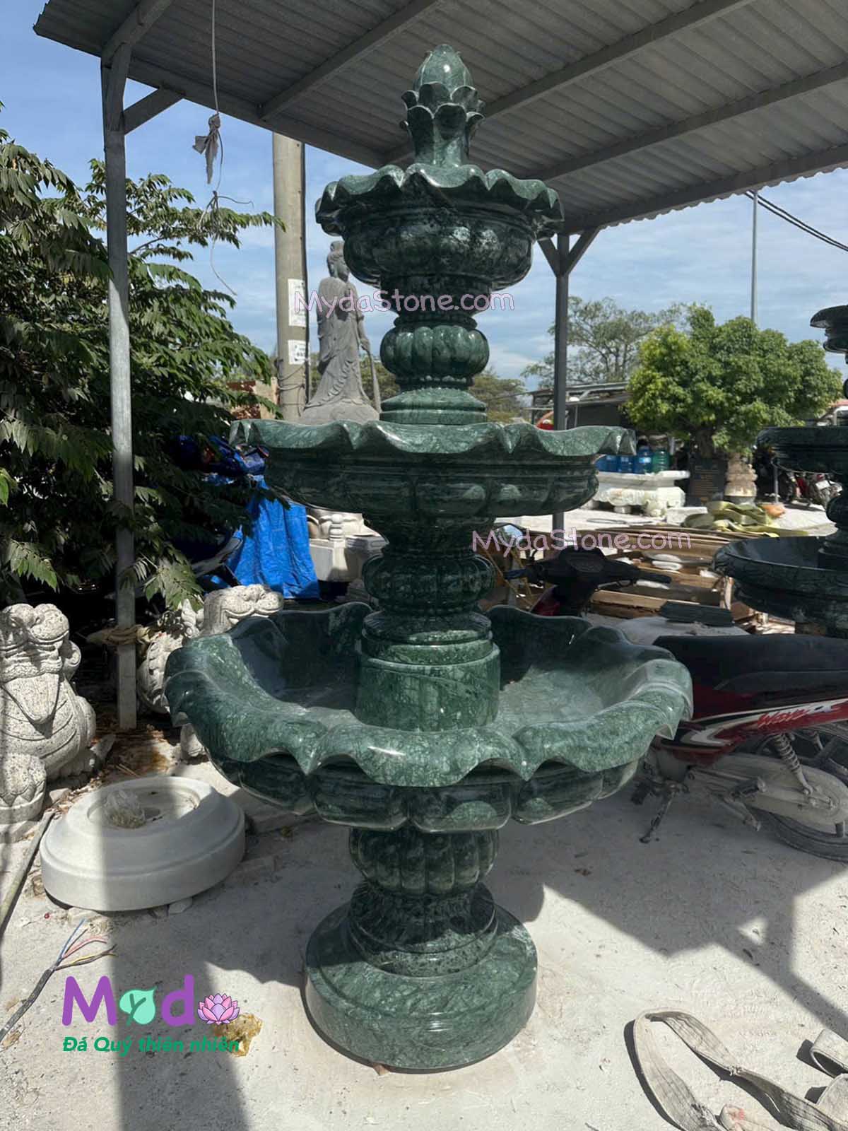 Đài Phun Nước đá Xanh Ấn Độ