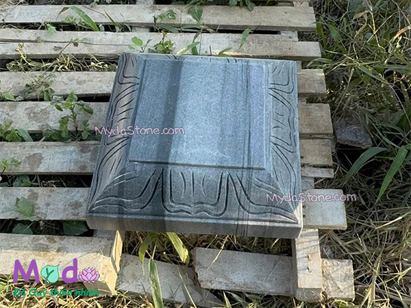 Đá Kê Chân Cột Nhà Gỗ đá Cẩm Thạch Đen