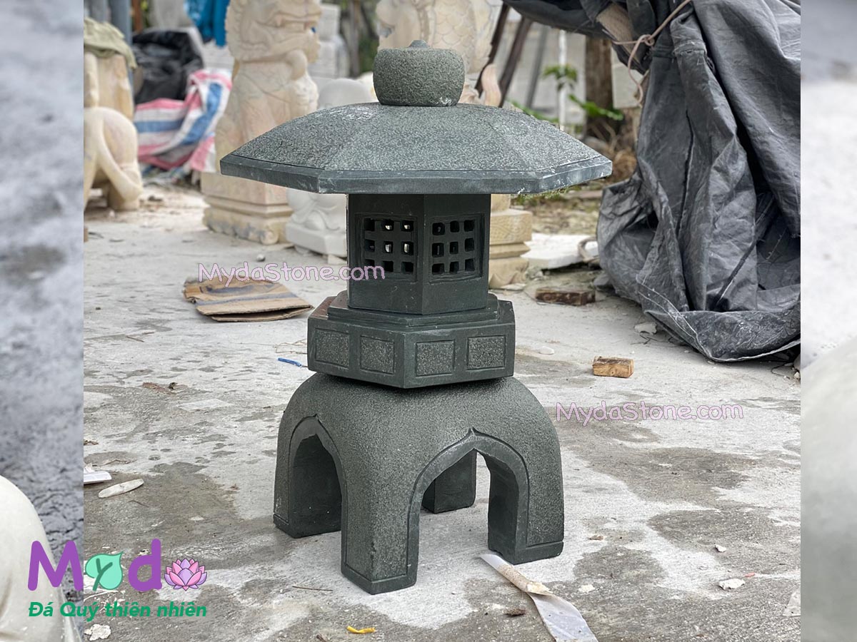 Đèn Đá Sân Vườn bằng đá Sa Thạch