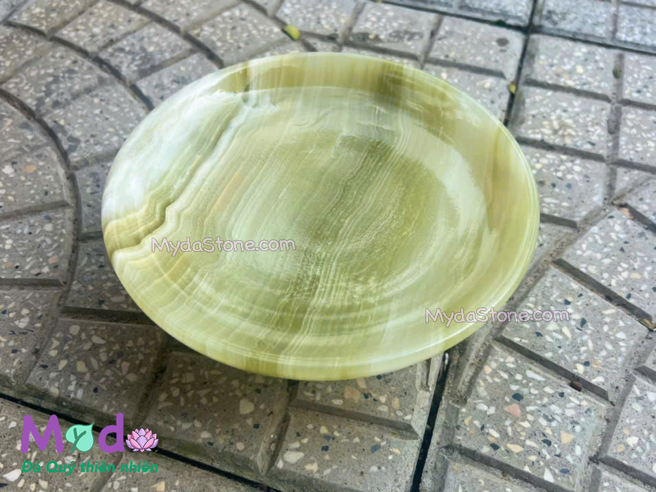 Đĩa Trái Cây đá Ngọc Xanh Pakistan
