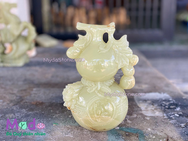 Bình Hồ Lô đá Ngọc Xanh Pakistan