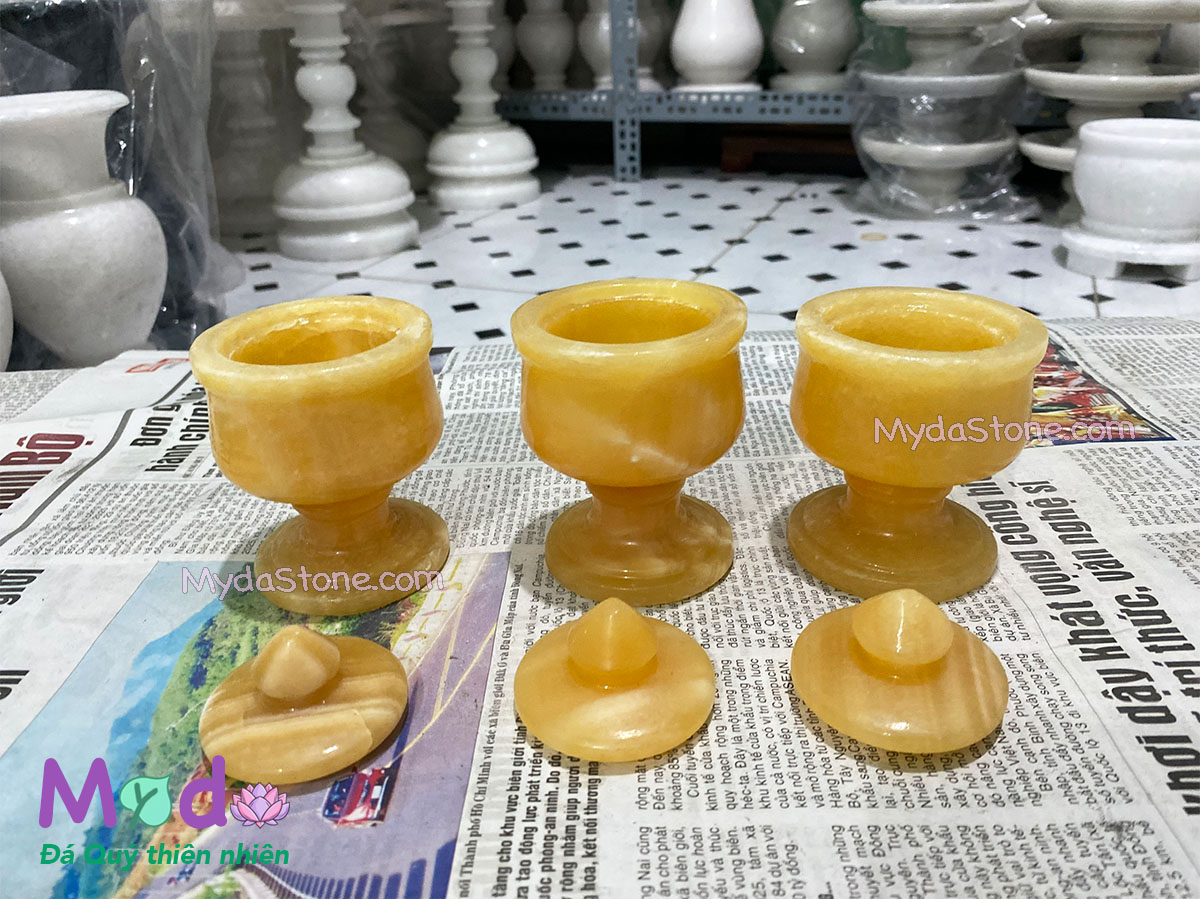 Hũ Gạo Muối đá Ngọc Hoàng Long