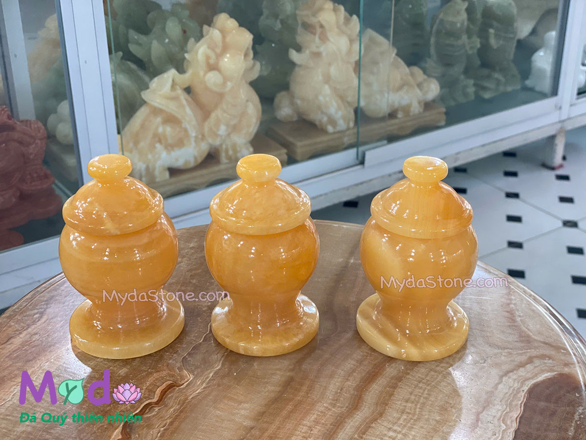 Hũ Gạo Muối đá Ngọc Hoàng Long