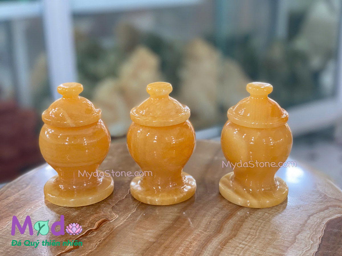 Hũ Gạo Muối đá Ngọc Hoàng Long