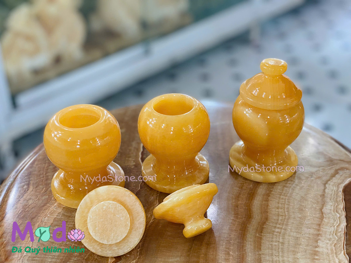 Hũ Gạo Muối đá Ngọc Hoàng Long