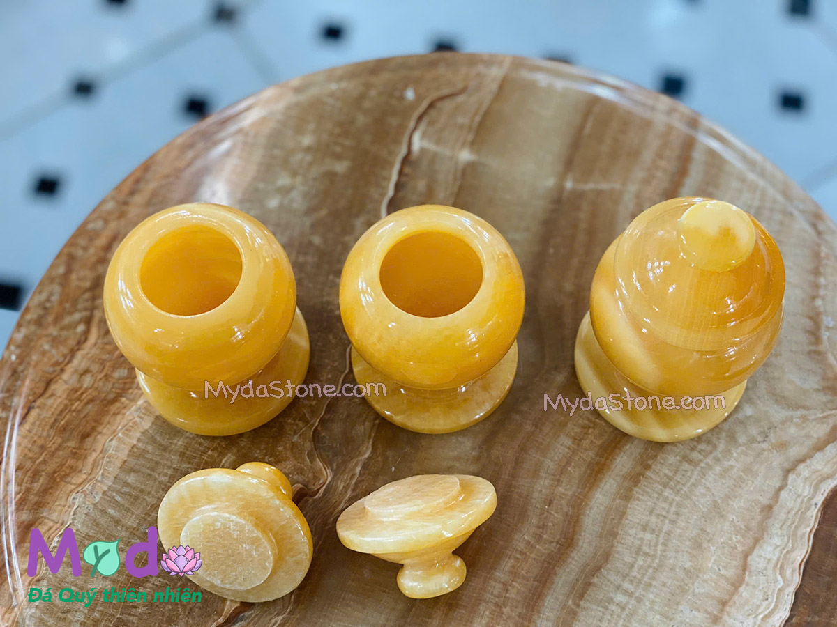Hũ Gạo Muối đá Ngọc Hoàng Long