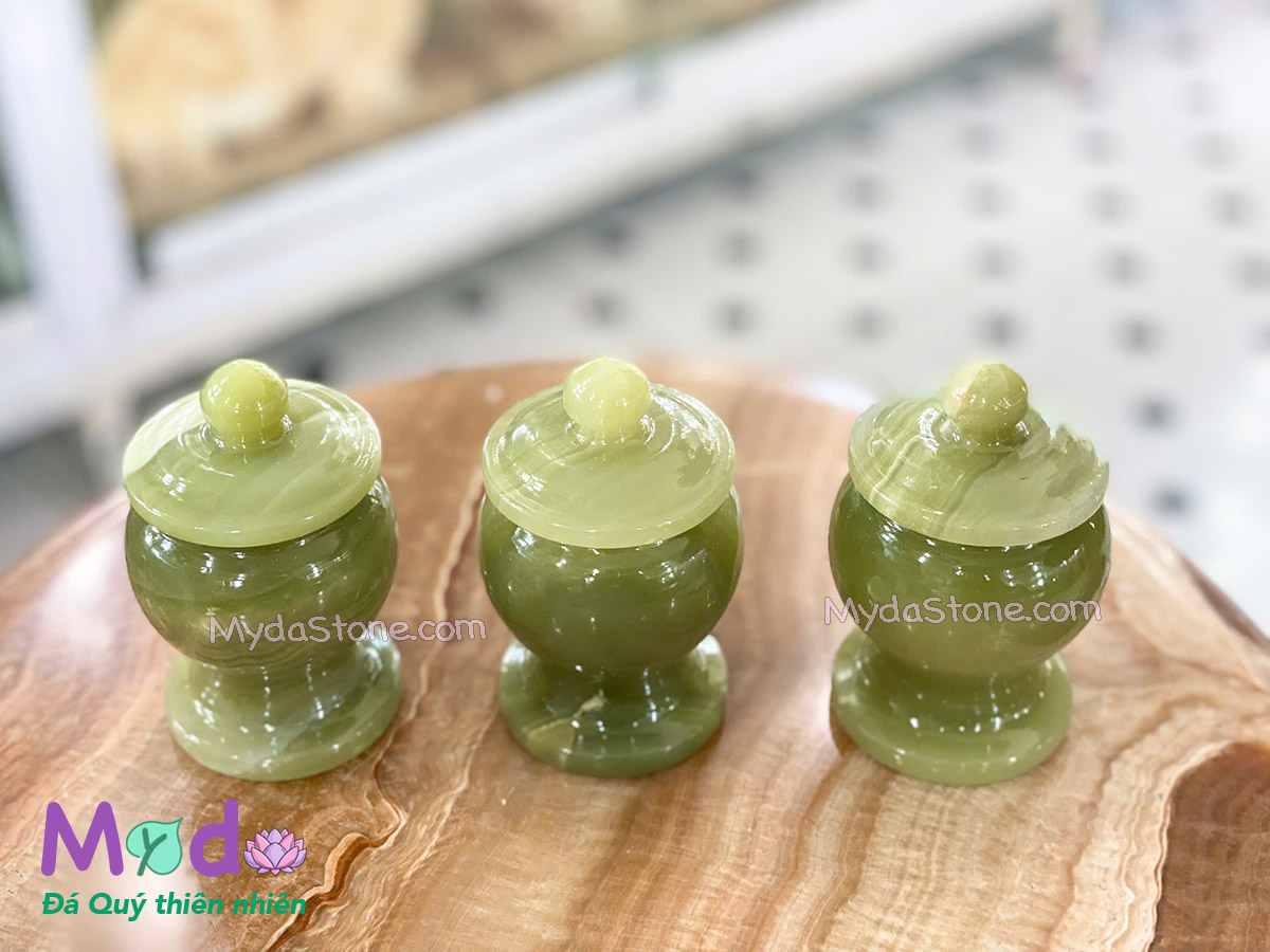 Hũ Gạo Muối đá Ngọc Xanh Pakistan