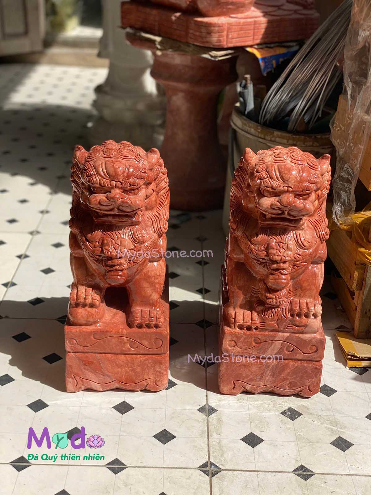 Tượng Kỳ Lân để Lăng Mộ đá Đỏ Thanh Hoá