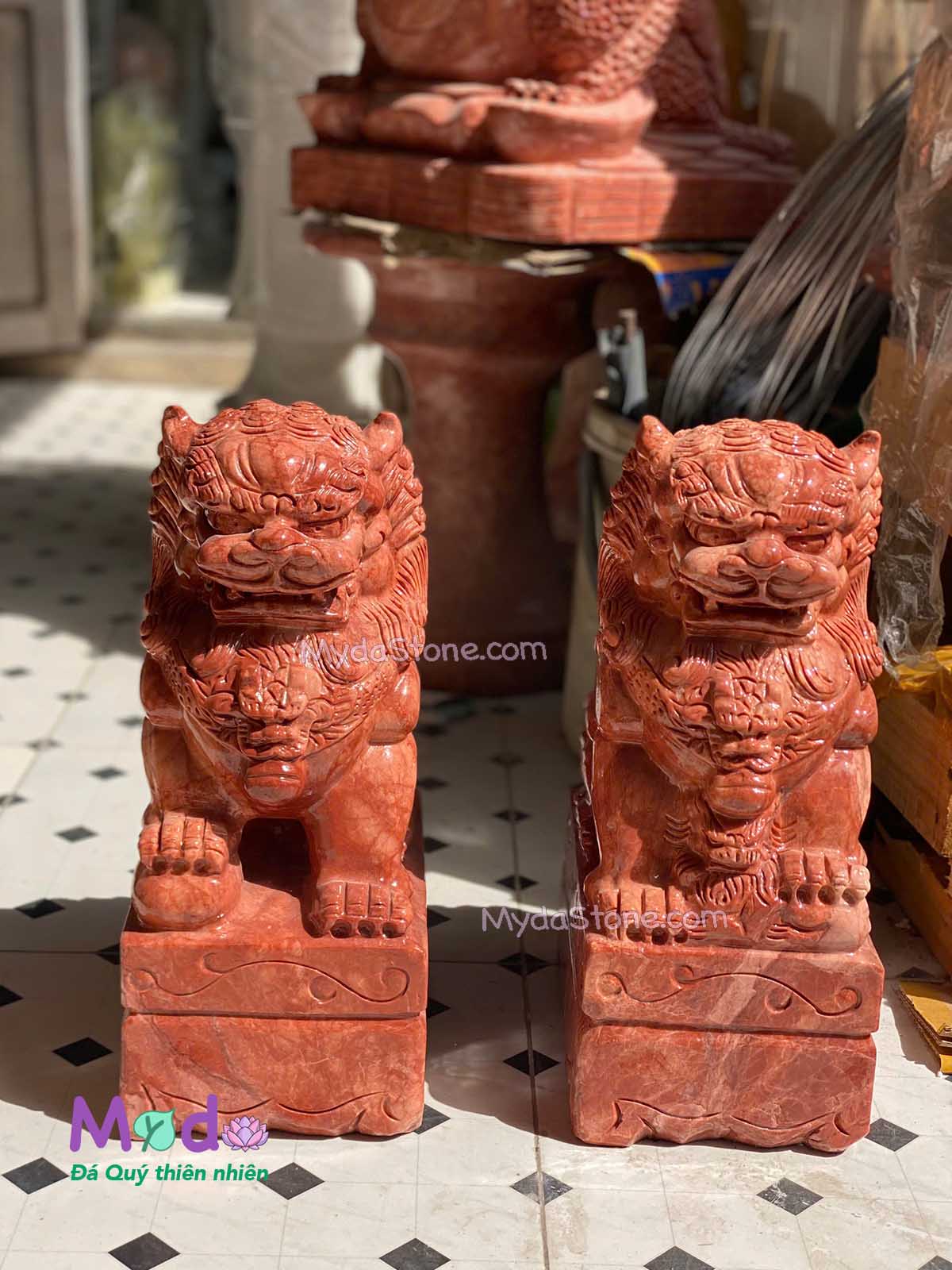 Tượng Kỳ Lân để Lăng Mộ đá Đỏ Thanh Hoá