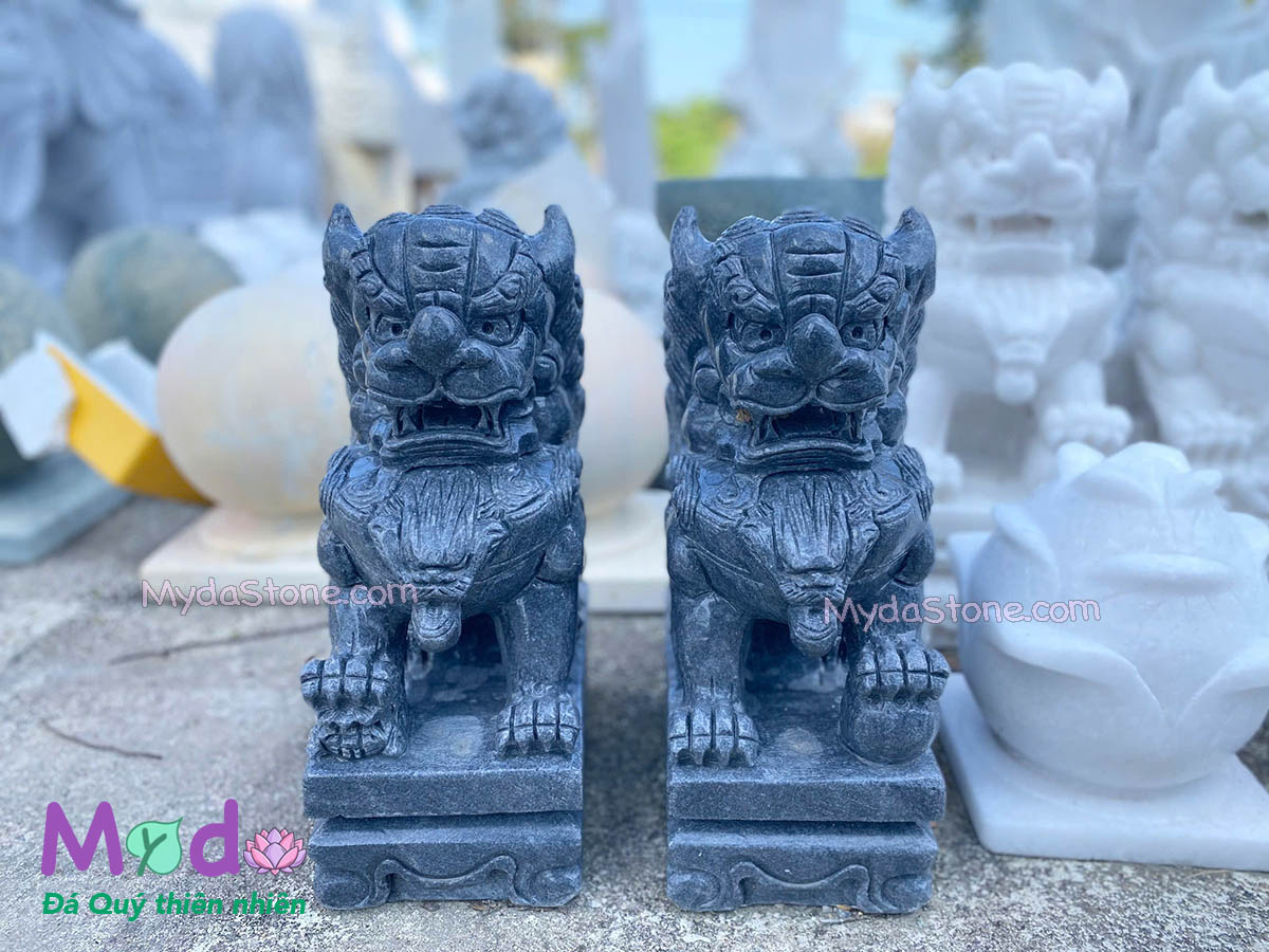 Kỳ Lân để Lăng Mộ đá Cẩm Thạch Đen