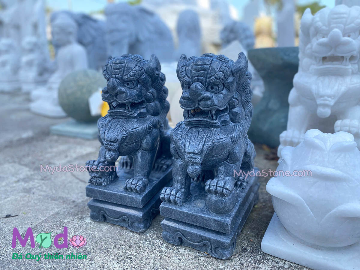 Kỳ Lân để Lăng Mộ đá Cẩm Thạch Đen