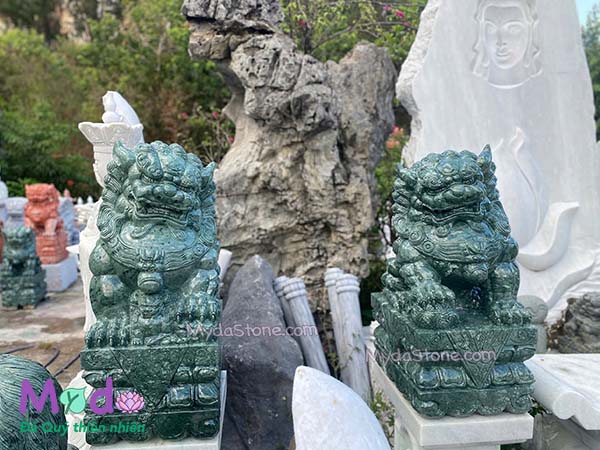 Kỳ Lân đá để Lăng Mộ đá Xanh Ấn Độ