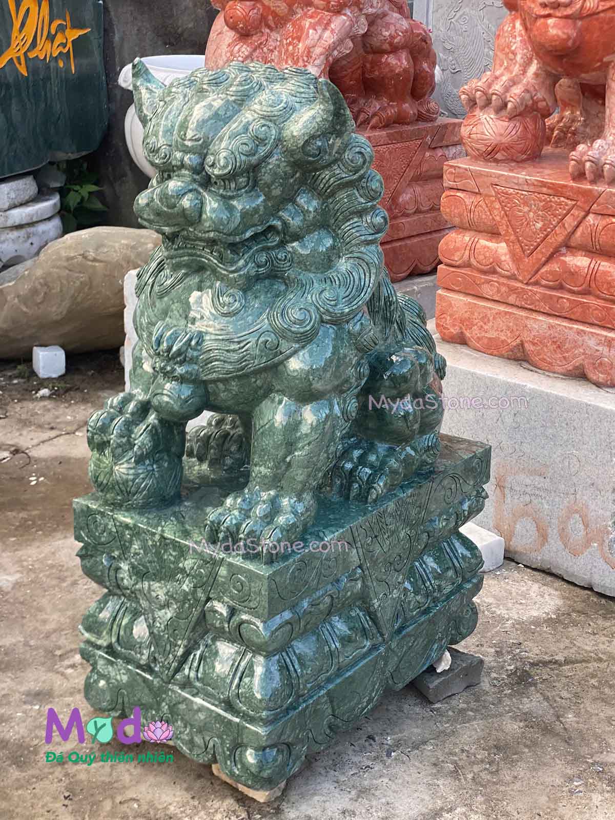 Kỳ Lân đá để Lăng Mộ đá Xanh Ấn Độ