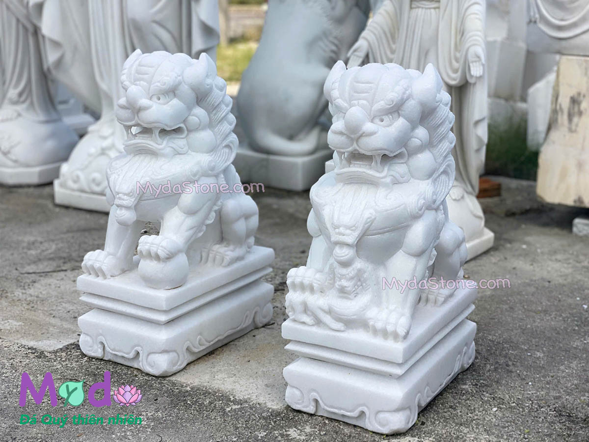 Kỳ Lân để Lăng Mộ đá Cẩm Thạch Trắng